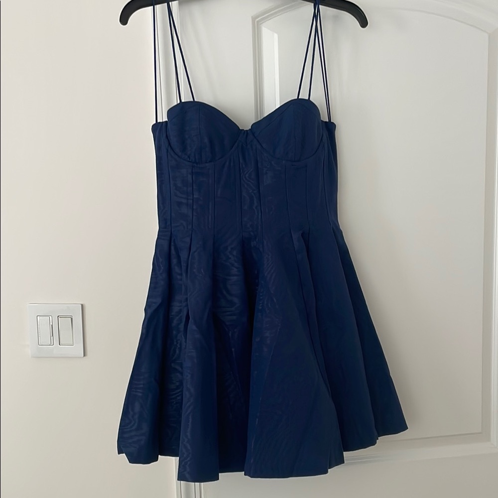 Alice + Olivia Navy Blue Mini Dress